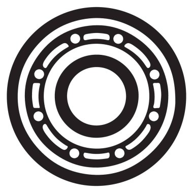 Concentric Circular Desen Sanatının Modern Vektör İllüstrasyonu