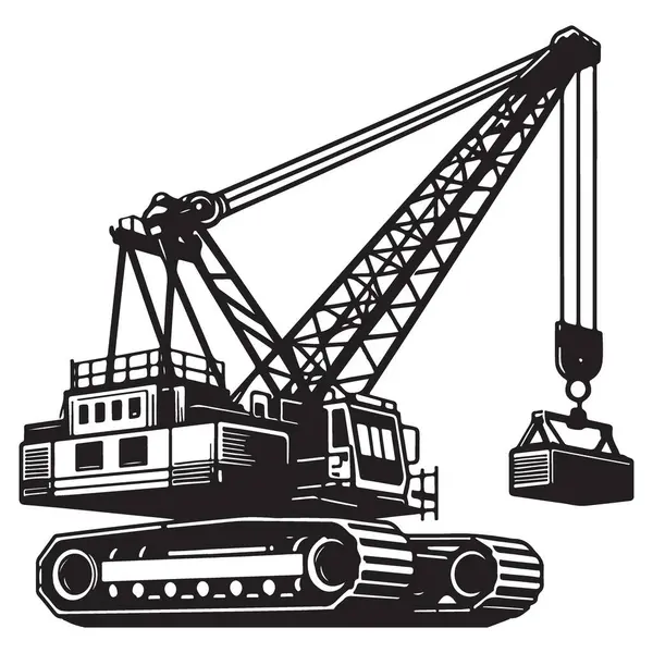 Sürüngen Turna İnşaatı Görevi Kaldırmak için Vektör İlülasyonu