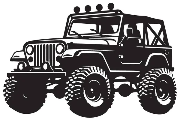 Off Road Jeep Silueti Macera ve Keşfe Hazır