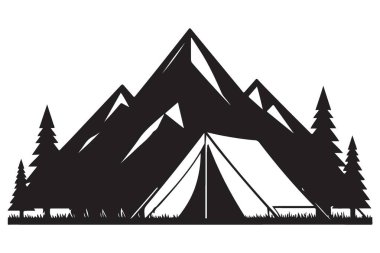 Dağ Altında Kamp Çadırı Dış Maceralar için Görüntü