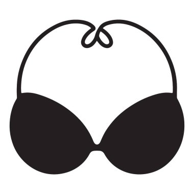 Moda Tasarımı Projeleri için Zarif Sütyen Vektör İllüstrasyonu