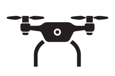 Hava Fotoğrafçılığı Konseptleri için Drone Çizim Vektörü Grafiği