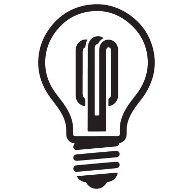 Modern LED Ampul Vektörü Verimlilik ve Yenilik Tasarımı