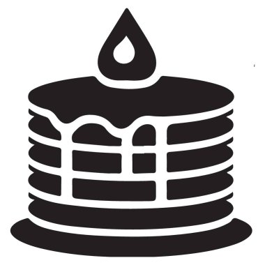 Kahvaltı için şuruplu leziz gözleme yığını.