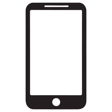 Mobil Teknoloji ve İletişim için Modern Akıllı Telefon Görüntü Çizimi