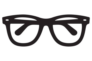 Klasik gözlük vektör grafik optik görme aracı