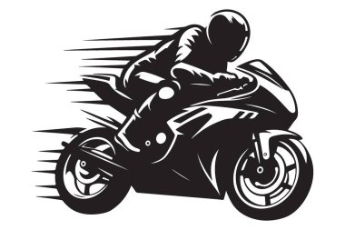 Hız ve Güç Tasarımları için Dinamik Motosiklet Silüeti Çizimi