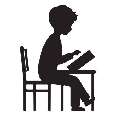 Masada Odaklanmış Öğrenci Çalışmasının Silueti