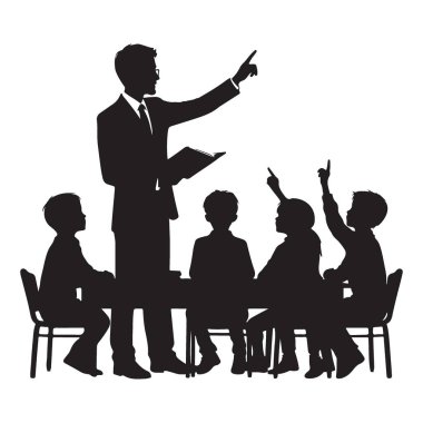 Sınıfın Silueti Eğitimli Öğrencilere İlham Veren Bir Öğretmen