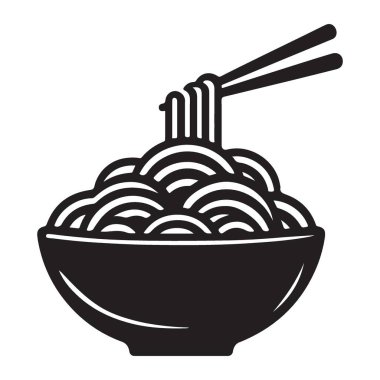 Siluet kâsesi, çubuklu şehriye çizimi.