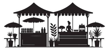 Ticari Projeler için canlı Piyasa Duraklamaları Vektör Tasarımı