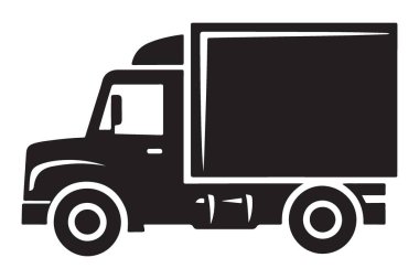 Teslimat Kamyonu Resimleri Lojistik Taşımacılık Taşıma Hizmetleri Vektör ResmiComment