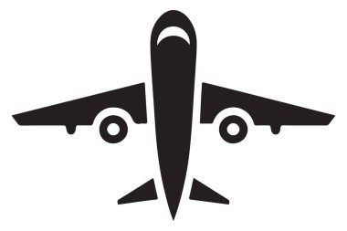 Ulaşım Ticari Uçuşlar Havaalanı Seyahati için Uçak Resimli Aracı