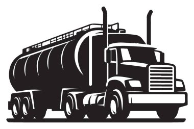 Lojistik ve Ulaşım için Yakıt Tankeri Silueti ResmiComment