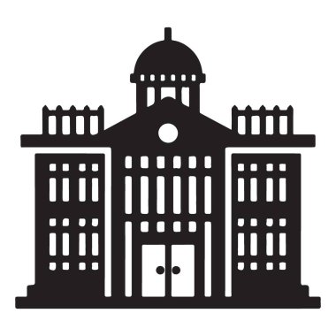 Majestic Hükümet Binası İllüstrasyonu İstikrar Duygusu Sağlıyor