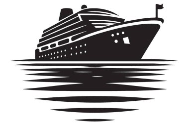 Deniz Huzuru 'nda Siluet Seyir Gemisi Resimleri Seyahati