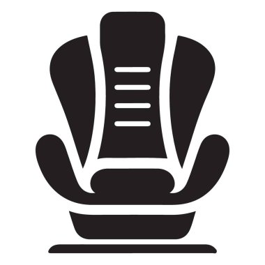 Çocuk Güvenliği Tasarımları ve Malzemeleri için Otomobil Koltuğu Vektör İlülasyonu