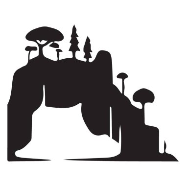 Dağ ve Ağaçlar Doğa ve Manzara İçin Görüntü