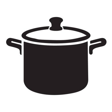 Siyah Ot Çizim Vektörü Grafik Gerekli Mutfak Malzemeleri