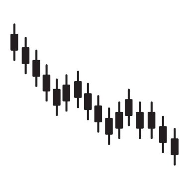 Bearish Candlestick Deseni Borsa Analizi İçin Düşük Trend Gösteriyor