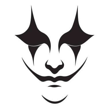 Siluet Minimalist Cadılar Bayramı Kostümleri için Karga Surat