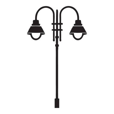 Eski Stil Işıklandırma için Dekoratif Sokak Lambası Görünümü