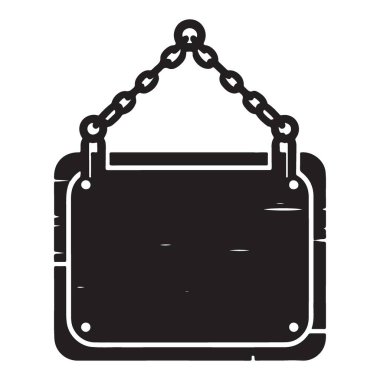 Boş İmza Panosu Silüet Resimlerini Asma Reklamcılık Tasarımı