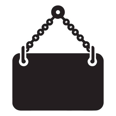 Boş Asma İşareti Silüeti Reklam Şablonu Özelleştirilebilir Tasarım