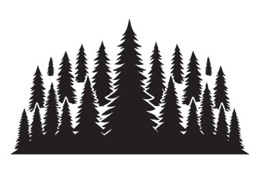 Görkemli Çam Ormanı Görüntü Sergisi Açık Macera Teması