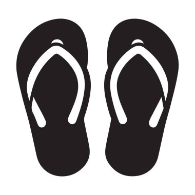 Yaz Eğlencesi İçin Basit Terlik Silueti ResimleriComment