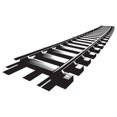 Ulaşım ve Seyahat Görselleri için Demiryolu Çizimi