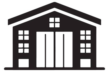 Çiftlik Binası Vektörü Silueti Tarımsal ve Tarım Projeleri ResmiComment