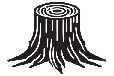 Kara Ağaç Damlası Silüeti Doğayla İlişkili Tasarım için Çizim Vektörü