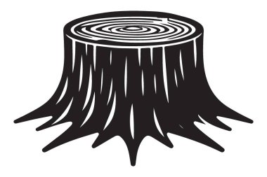 Ağaç Damlası Vektörü Silueti Grafik Kaynağı Mükemmel Ahşap Elementleri