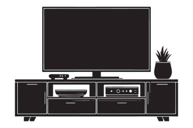 Modern Ev Dekorasyonu Tasarımlı Eğlence Merkezi Kabine Televizyon Standı