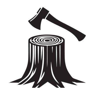 Ağaç Damlası Silueti Vektör İllüstrasyonu İndirilebilir Kaynak