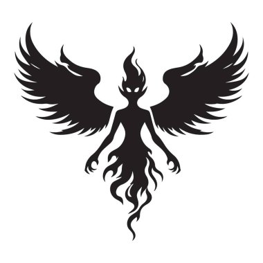 Ateş Meleği Karakteri 'nin Silueti Dönüşüm Ruhunu Temsil Ediyor