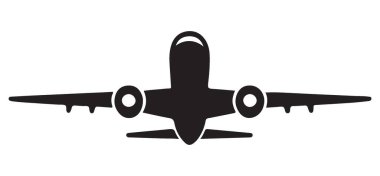 Uçak Illustration Vector Ticari Uçak Havacılık Taşıma Tasarımı