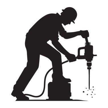 Kaya matkabı İnşaat Ağır Tatbikat Temel Çizimi