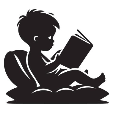 Genç beyinlere hitap eden kitap okuyan bir çocuğun büyüleyici görüntüsü.