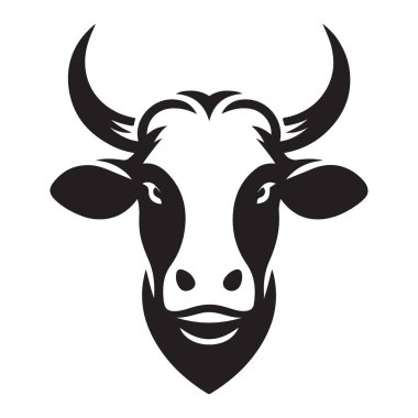 Majestic Bull Baş Vektör Grafik İndirme Çiftlik Markası İçin Mükemmel