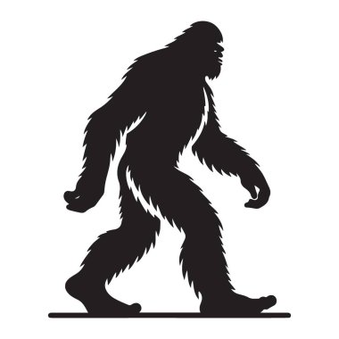 Siluet Kocaayak Gizemli Macera Tasarımı Çizimi