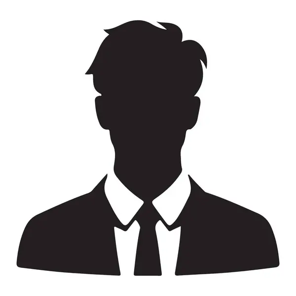 Profesyonel İş Adamı Siluet Vektörü Avatar Yer Tutucu Profil ResmiComment