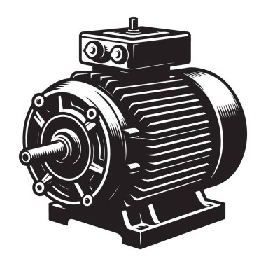 Endüstriyel Uygulamalar için Detaylı Elektrik Motoru Silüeti