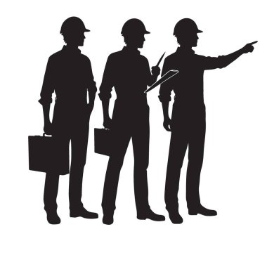 Hard Hats Planlama ile İnşaat Alanı Denetleme Üç Proje Yöneticisi