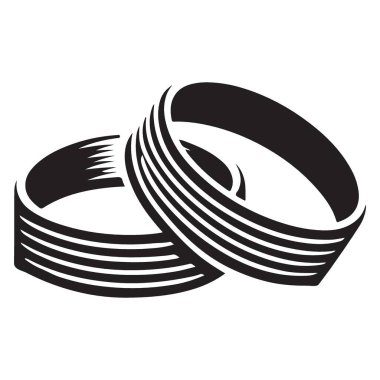 Siluet alyanslar evlilik aşk nişanı sonsuza dek tasarım