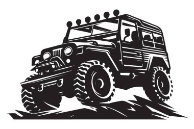 Off Road Adventure Jeep Araç Görüntü Tanıtımı Keşif İçin