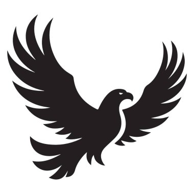 Kartal Silueti Uçan Avcı Kuş Özgürlük Yükselen Görkemli Doğa
