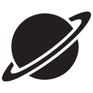 Satürn Gezegeni Silüet Göksel Halkaları Uzay ve Astronomi Keşfediyor