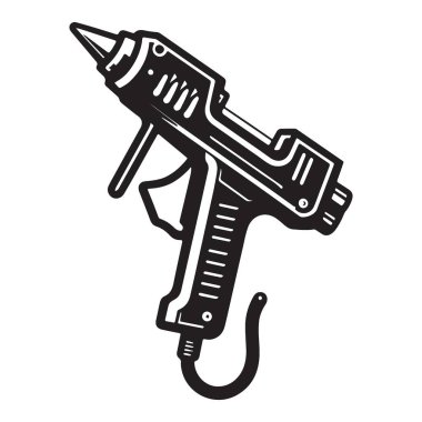 DIY Projeleri ve Onarımları için Siluet Ateşli Yapıştırıcı Silah Hazırlama Aracı